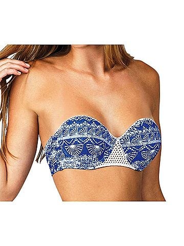 Raisins Underwire Push Up Bikini Top in Tahiti Tide (view 2)