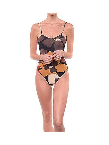 Sauipe Classic One-Piece Swimsuit Princess Neckline in Black (view 2)