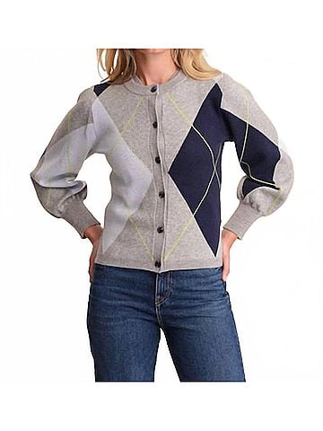 525 America Noelle Argyle Cardigan in Multi (view 2)