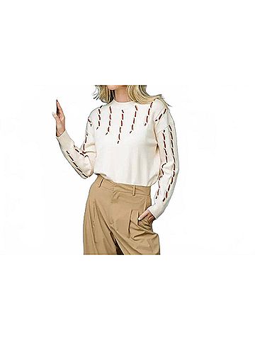 THML Chateau Charm Sweater in Cream (view 2)