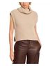 SIMKHAI Brown Maple Knit Top in Oatmeal Size S - photo 2
