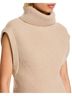 SIMKHAI Brown Maple Knit Top in Oatmeal Size S - photo 5
