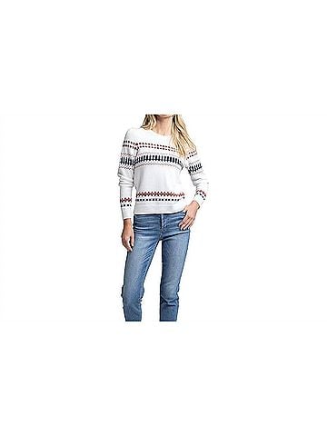 Southern Tide Mckenna Fairisle Sweater in Marshmallow (view 2)