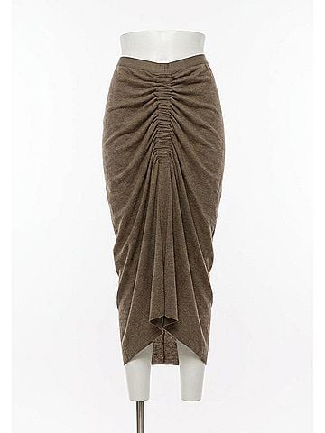 Rick Owens Women's Shrimp Skirt in Fawn (view 1)