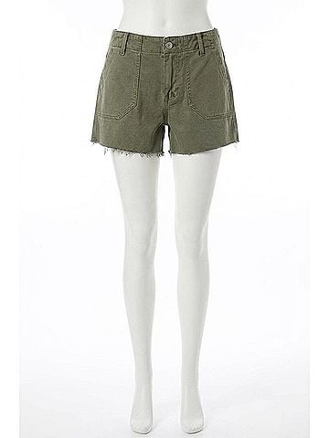 Paige Mayslie Utility Short in Vintage Ivy Green (view 1)