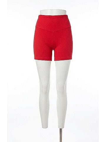 Bloch Women's High Waisted 5" Biker Shorts in Crimson (view 1)