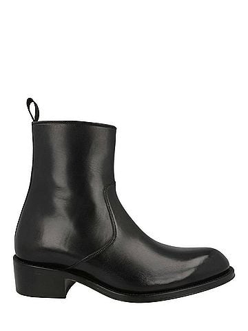 Brioni Women's Vitello Roma Leather Boots (view 1)