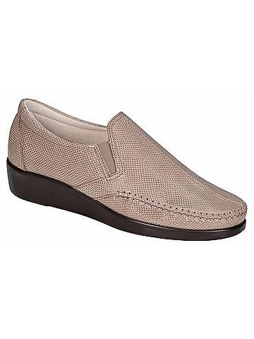 SAS Women's Dream Slip On Loafer in Mushroom Snake (view 1)