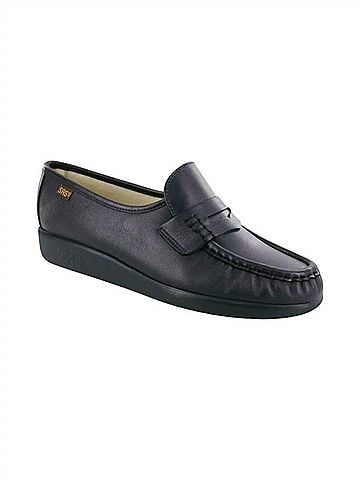 SAS Women's Classic Slip On Loafer in Black (view 1)