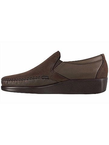 SAS Women's Dream Slip On Loafer in Turf Coffee (view 2)