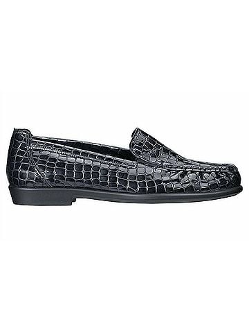 SAS Women's Joy Slip On Loafer in Black Croc (view 1)