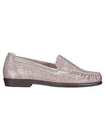 SAS Women's Joy Slip On Loafer in Taupe Croc (view 1)