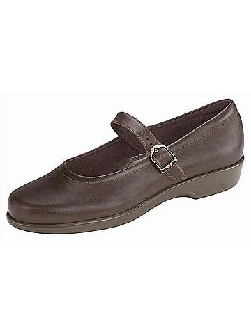 SAS Women's Maria Mary Jane Shoes in Dark Brown (view 2)