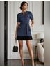 Venus 100% Polyester Multi Color Wool Dress Size 12 - photo 3
