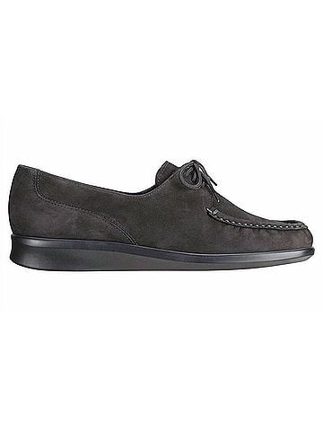 SAS Women's Petra Lace Up Loafer in Charcoal (view 1)