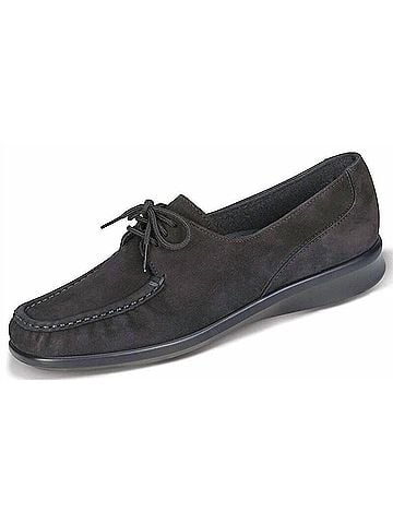 SAS Women's Petra Lace Up Loafer in Charcoal (view 2)