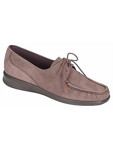 SAS Women's Petra Lace Up Loafer in Truffle (view 1)