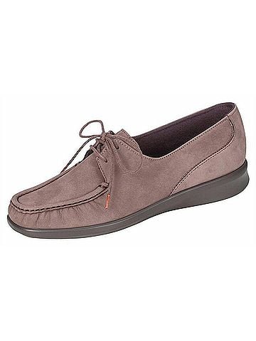 SAS Women's Petra Lace Up Loafer in Truffle (view 2)