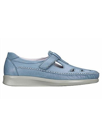 SAS Women's Roamer Slip On Loafer in Denim (view 1)