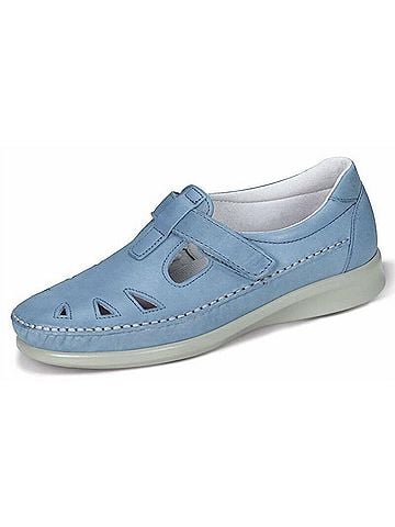 SAS Women's Roamer Slip On Loafer in Denim (view 2)