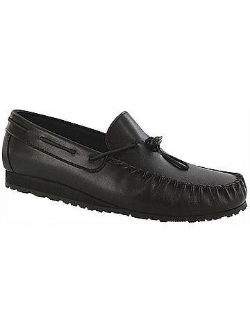 SAS Women's Running Late-X Slip On Loafer in Black (view 1)