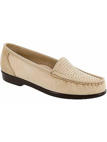 SAS Women's Savvy Slip On Loafer in Linen (view 1)