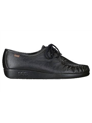 SAS Women's Siesta Lace Up Loafer in Black (view 1)