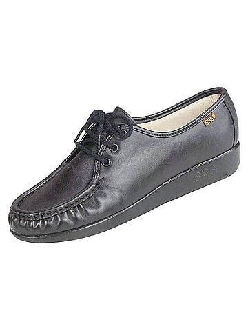 SAS Women's Siesta Lace Up Loafer in Black (view 2)