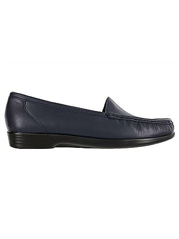 SAS Women's Simplify Slip On Loafer in Navy (view 1)
