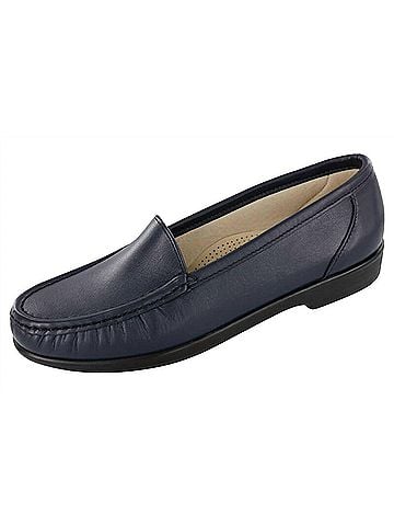 SAS Women's Simplify Slip On Loafer in Navy (view 2)
