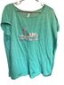 Bella 100% Polyester Green Short Sleeve Blouse Size 1X - photo 1