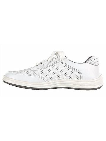 SAS Women's Sporty Lux Lace Up Sneaker in Perf White (view 2)