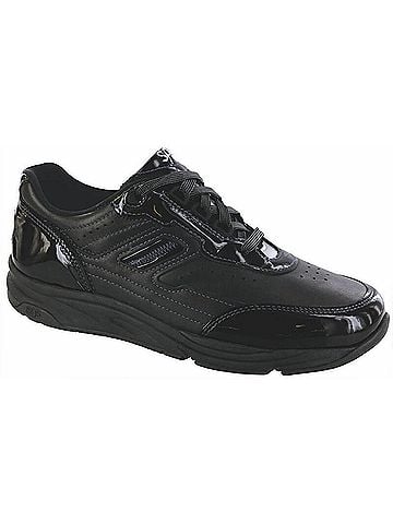 SAS Women's Tour Lace Up Athletic Shoes in Black Patent Leather (view 1)
