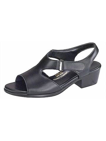 SAS Women's Suntimer Heel Strap Sandal in Black (view 2)