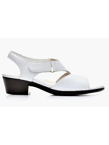 SAS Women's Suntimer Heel Strap Sandal in White (view 1)