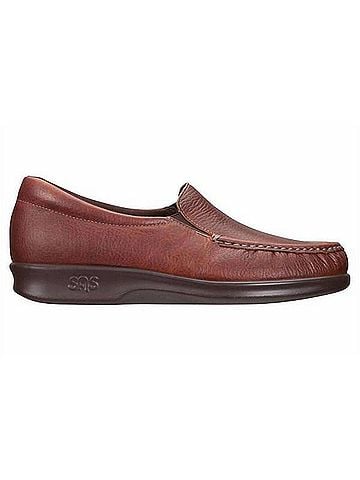 SAS Women's Twin Slip On Loafer in Mulch (view 1)