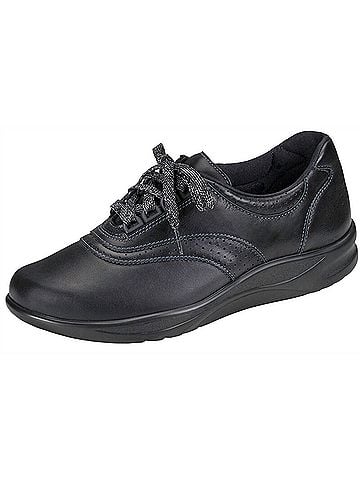 SAS Women's Walk Easy Walking Shoes in Black (view 2)