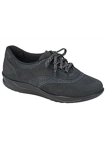 SAS Women's Walk Easy Walking Shoes in Nero (view 1)