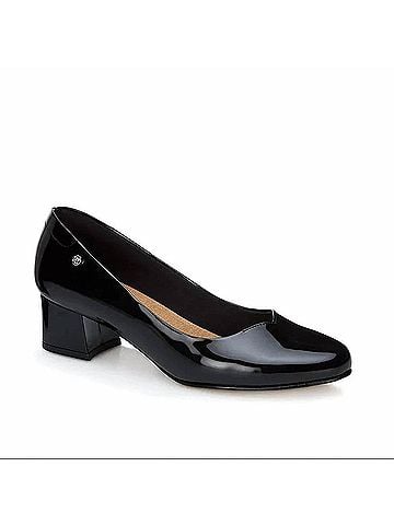 Andrea Women's Block Heel Pump in Black (view 1)