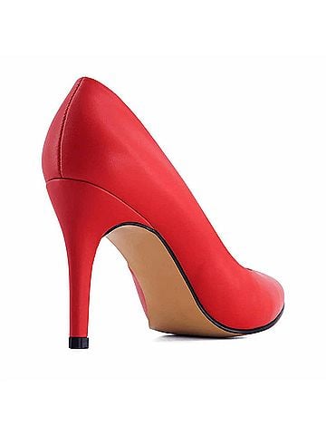 Andrea Women's Pump Heels in Red (view 2)