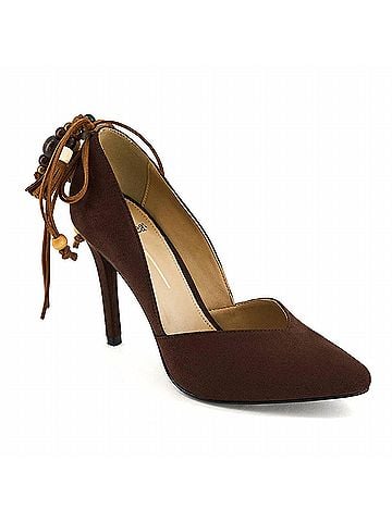Andrea Women's Heeled Pumps in Brown (view 1)