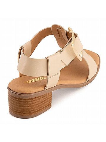 Andrea Women's Ankle-Strap Comfort Sandals in Beige (view 2)