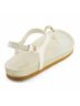 Andrea White Women's Sling-Back Sandals in Bone Size 6 - photo 2