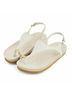 Andrea White Women's Sling-Back Sandals in Bone Size 6 - photo 3