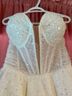 Custom Designed White Cocktail Dress Size XL - photo 4