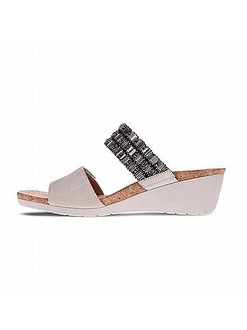 Revere Women's Sorrento Wedge Sandal in Pebble (view 2)