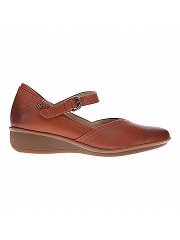 Revere Women's Narita Mary-Jane Flats in Cognac (view 1)