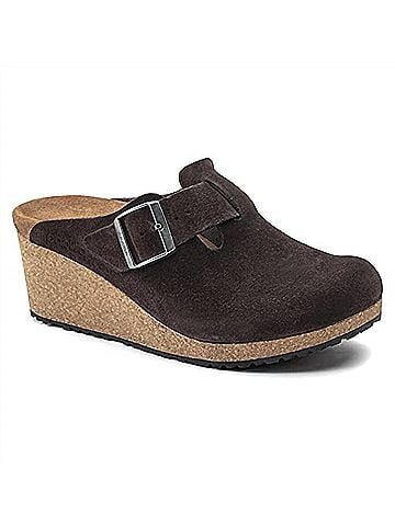 Birkenstock Women's Fanny Suede Clog in Roast (view 1)