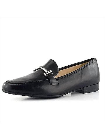 Ara Women's Kelowna Loafer in Black Leather (view 2)