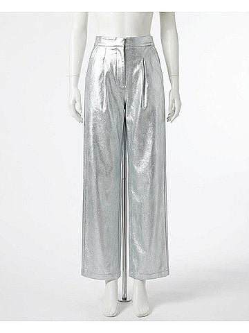 The Great. Sculpted Trouser in Silver (view 2)